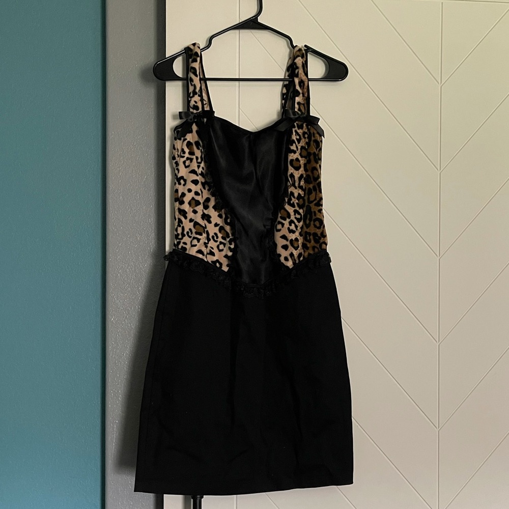 Lucky 13 Leopard Pinup Dress